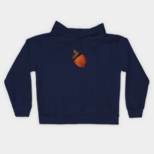 Autumn Nuts in Watercolors Kids Hoodie